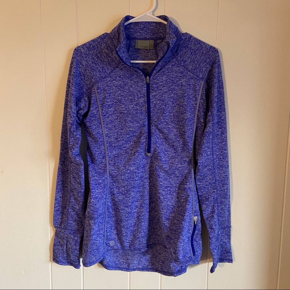 Athleta Running Wild Half Zip